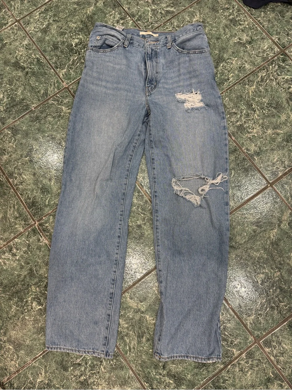 Levi's '94 Baggy High Waist Distressed Relaxed Jeans Size 29